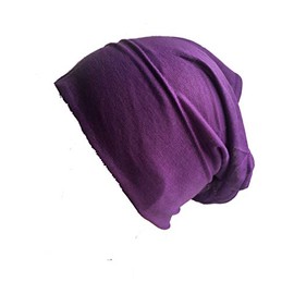 New Under Hijab Scarf Tube Stretchable Bonnet Cap (Purple)