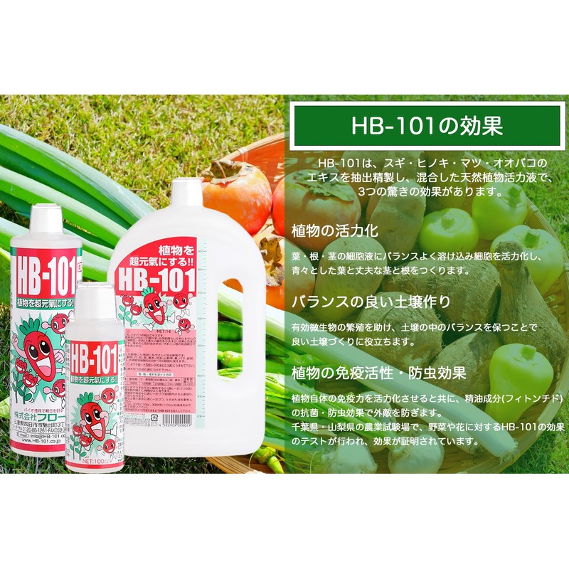 Flora HB-101 500cc PlantLiquid which strengthens very much the plant
