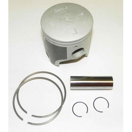 Piston Kit Compatible with Yamaha 800cc All Models Power Valve Motor 2 Cylinder OEM# 66E-11631-01-A0, 66V-11631-00-A0 Platinum Series (010-829-07PK - 1.00mm (80.90mm))
