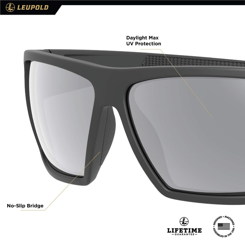 Leupold Switchback Performance Eyewear with Matte Black Frames and Shadow