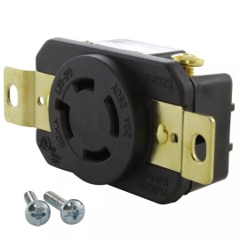 AC WORKS® 20 Amp 3-Phase 250 Volt NEMA L15-20R DIY Replacement Outlet by AC WORKS®