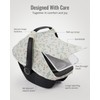 Blissful Diary Baby Car Seat Cover, Extra Large Mesh Window,