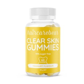 Haircarebear Clear Skin Gummies Yoghurt Flavour 60 Gummies