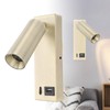 LED Wall Mounted Spotlight Adjustable Angle USB Port Design Stylish