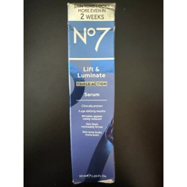 No7 Lift & Luminate TRIPLE ACTION Serum 1.69oz (50ml) Hypo-Allergeni