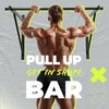 ECOTRIC 46'' Wall Mounted Pull Up Bar Chin up Bar