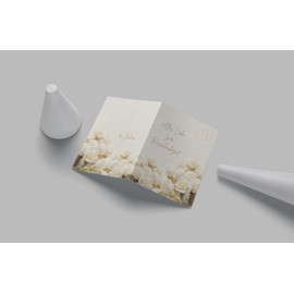 WBdesignz Wedding Card with Envelope - Congratulations on the Wedding "Alles liebe zur Rosenhochzeit" Card for Congratulations (DIN A6)