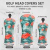 FINGER TEN Golf Club Head Covers for Woods Driver Fairway