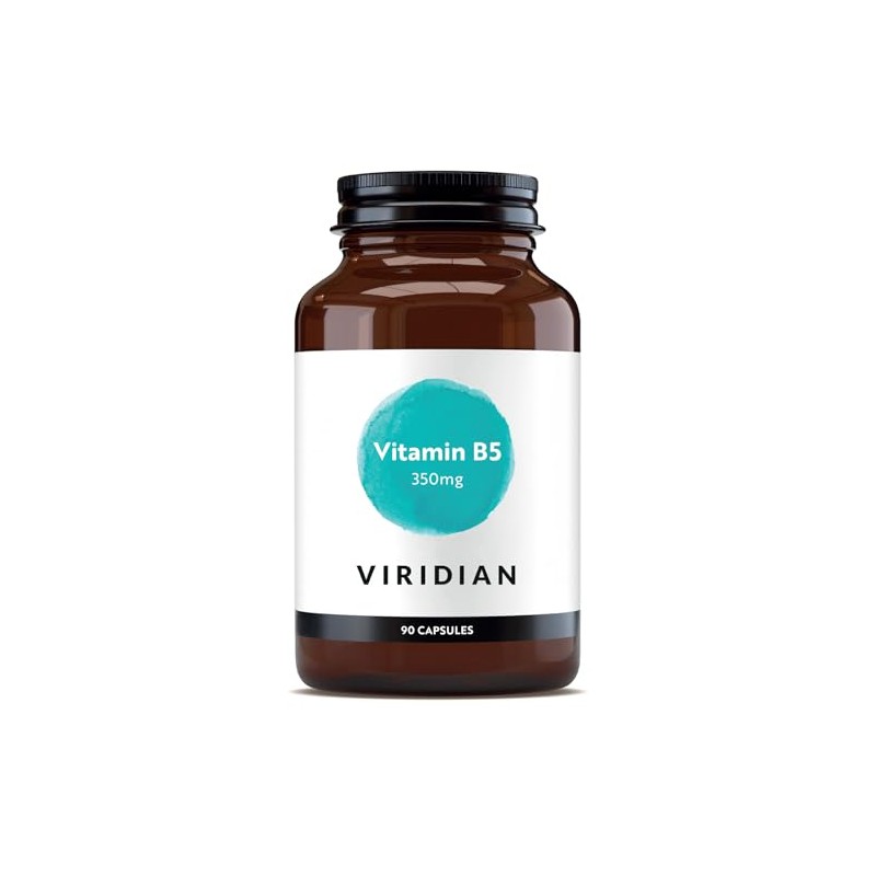 Viridian - Vitamin B5 350mg - 90 Caps | Energy