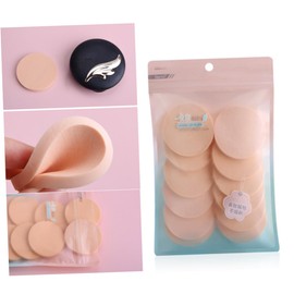 Ipetboom 24pcs Round Makeup Sponges for Cream and Liquid Foundation Dual-sided Wet and Dry Use Powder Puff Applicators Soft and Comfortable for Even Makeup Application Per Bag Included