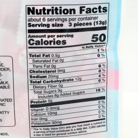 Kasugai Japanese Kasugai Peach Cream Frappe Candy 2.68oz/ 76g