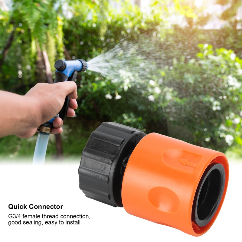 12Pcs Hose Quick Coupling Connector Fitting G3/4 Female Thread Garden