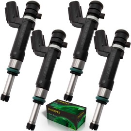 DAVRPES 4PCS 16600-1KT0A FJ1192 Fuel Injector Nozzle 6 Holes Disc Engine For Nissan Versa 2012-2019, Versa Note 2014-2016 4 Cyl 1.6L HR16DE Replace#166001KT0A｜67799｜842-12379