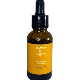 Skin Aglow Hyaluronic + Vitamin C Anti-Aging, Anti Wrinkles, Brightening Facial Serum for Women, 1.7 fl. oz