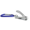 com-four® 5 x nail clippers with carabiner in great colours