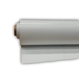 Farm Plastic Supply - Dura Skrim String Reinforced White Plastic Sheeting - 20 Mil - (12' x 10') - Extremely Durable, Weatherproof, Vapor Barrier Polyethylene Roll for Construction
