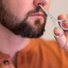 Tijeras de Acero Inoxidable para Cejas y Nariz Hoja Recta