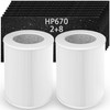 Ecofort HP670 Replacement Filter Compatible with Hunter HP670 Large Tower