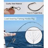 Uxwuy Circle Hook Rigs 50 Pack (4/0, 50 Pack)