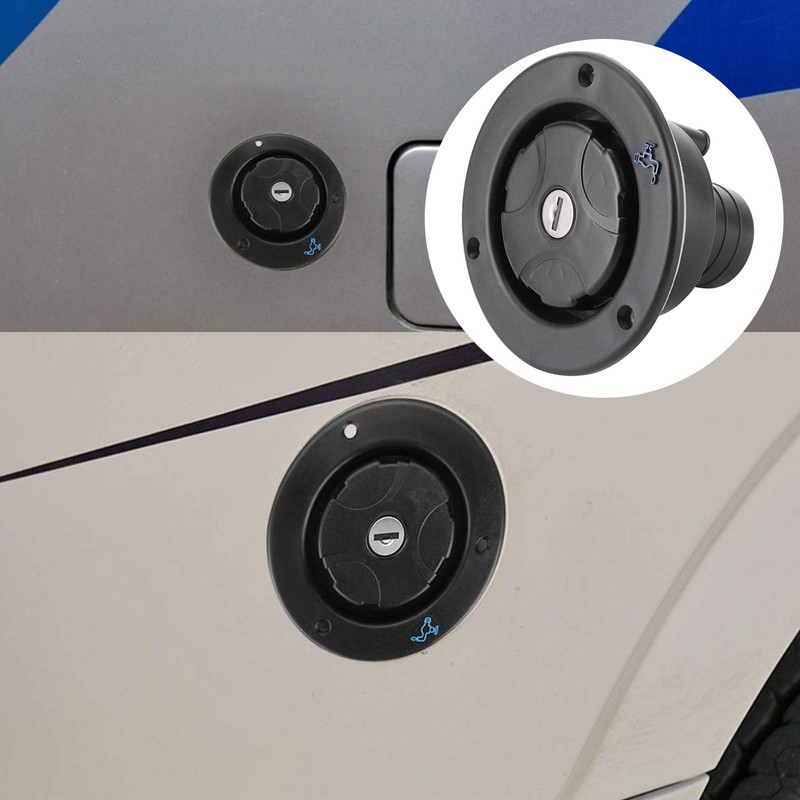 RV Water Filling, Lockable Water Filler Cap Water Filling Port