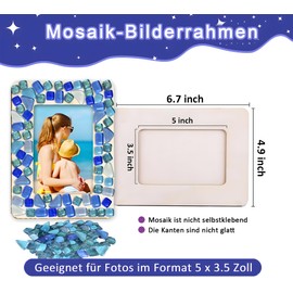 AiYoYo DIY Photo Frame Craft Set Gifts for Children and Adults Mosaic Picture Frame