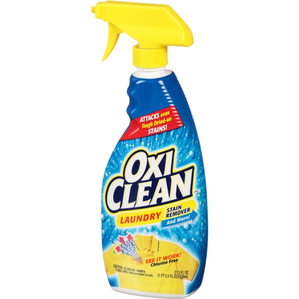 Oxi Clean Laundry Stain Remover Spray 21.5 oz (Pack of 5)