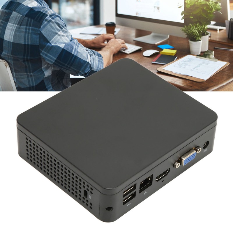 Fanless Mini PC 4GB RAM 64GB SSD 4K Output HD