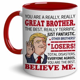 BECHUSKY Brother Gifts - Christmas For Brother - Great Brother - You Are The Best Brother - Gifts For Brother From Sister Young Brother For Christmas Birthday Father's Day