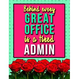 Admin Word Search: A Funny Appreciation Present For Administrative Professional Women