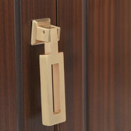 LC LICTOP Cabinet Pulls Chinese Style Brushed Pull Knobs Hanging Design Hardware for Drawer Closet Dresser Chest Box 3.07 x 0.87 x 0.79 Inch 2Pcs Brass Like Zinc Alloy Furniture Handles