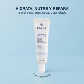 Rilastil Xerolact Repairing Hand Cream, Restorative, Nourishing and Protective Cream with Shea Butter for Sensitive, Very Dry Skin, 100 ml