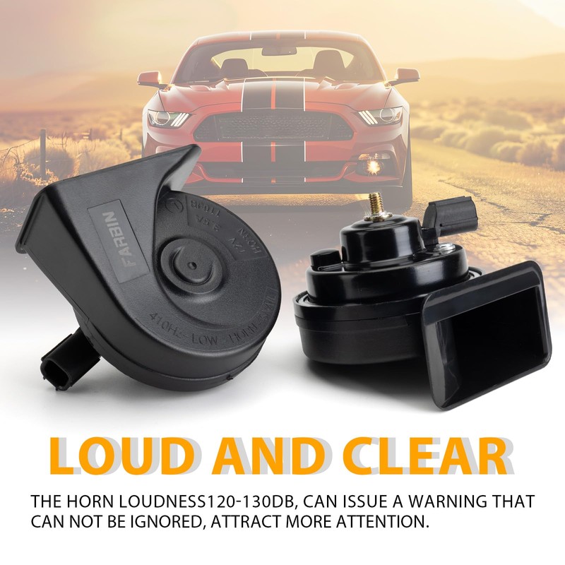 FARBIN Car Horns Compatible with Honda (before 17 year) 12V