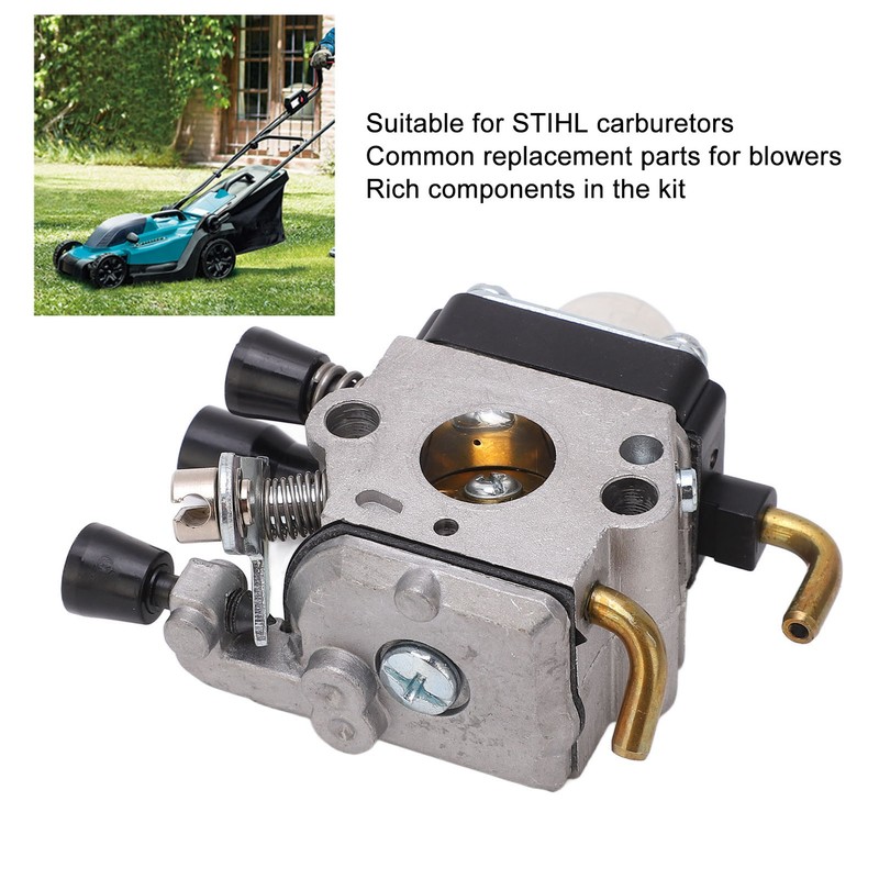 Carburetor Carb Part Metal Blower Replacement Parts with Spark Plug