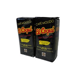 (2 Pack) Puerto Rican Coffee -14 Ounce Bags El Coqui Puro Cafe (28 Ounce Total)