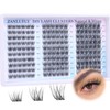 Lash Clusters Wispy Eyelash Clusters Natural CC-Curly Cluster Lashes zanlufly