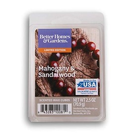 Better Homes & Gardens Mahogany & Sandalwood 2018 Limited Edition Wax Melts (6 x 2.5 oz) - Home Fragrance, Aromatherapy