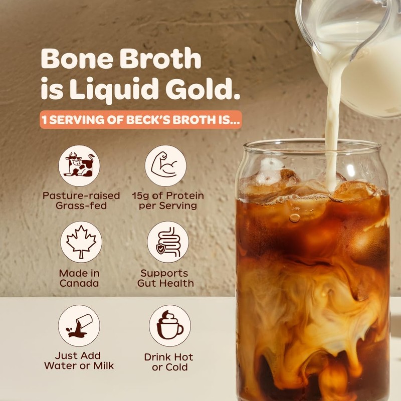 Beck's Broth Protein Coffee (5-Pack) | Made with Pasture Raised