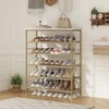 SUOERNUO Shoe Rack Organizer 6 Tier for Closet Entryway Free
