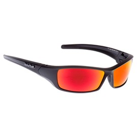 DTB TECH Ugly Fish RS5228 Sunglasses Matt Black - Red Revo Lens