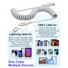 USB to Lightning and USB C Cable 2 in 1