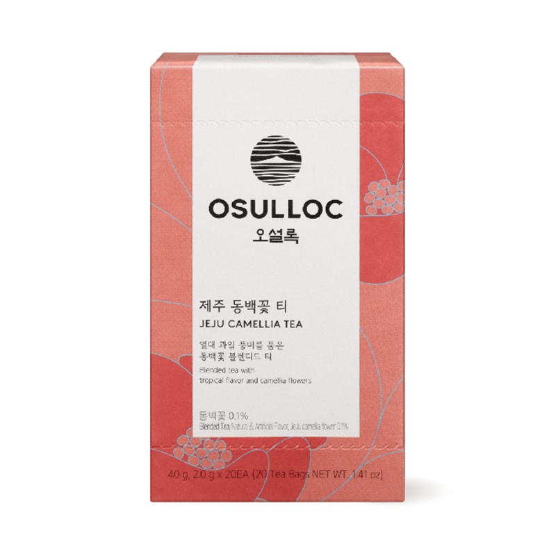 O'sulloc [오설록]제주 동백꽃 티 20입 (원산지:상세설명참조) [O'Sulloc] Jeju Camellia Flower