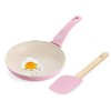 GreenLife Soft Grip 8” Frypan Skillet and Spatula Breakfast Cookware