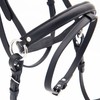 PFIFF Lilly 103031 Snaffle Bridle High Quality Horse Snaffle Black