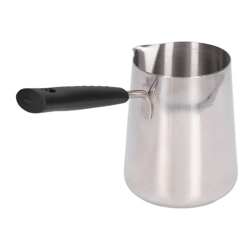 Turkish Coffee Pot 600ml Stainless Steel Glossy Surface High Temperature