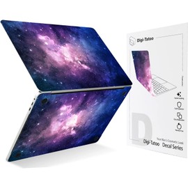 Decal Skin Compatible with 2022~2024 MacBook Air 13.6 inch (Model A3113/A2681, M3 M2 Chip) - Protective and Decorative Full Body Skin Decal Sticker, Anti-Scratch Vinly Wrap [Nebula]