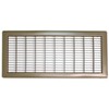 8" X 24" Floor Grille - Fixed Blades Air Grill