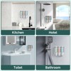 Shampoo and Conditioner Dispenser 3 Chamber No Drill Shower Soap