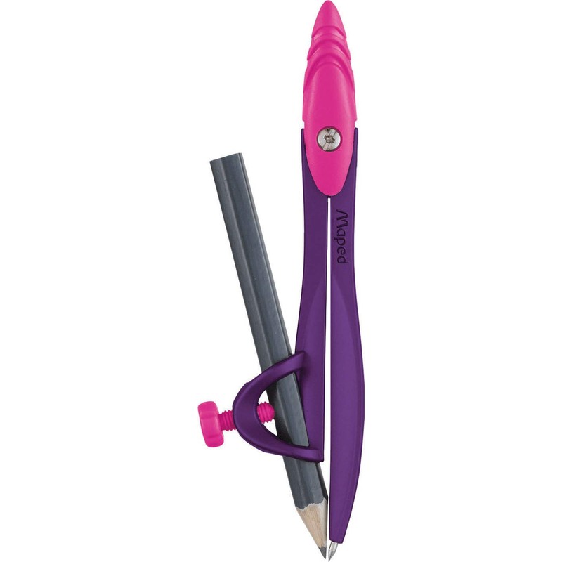 Maped Compass Study Pop Holder Box CD, Assorted Colours (194102)