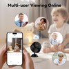 Oraolo Indoor Surveillance Camera, 1080P Clear Night Vision, Home Security