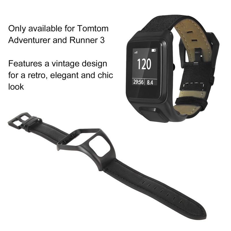 Watch Band Leather Quick Release Adjustable Vintage Watch Strap Replacement